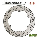 Disque de freins NG 320/198/4mm 6 trou