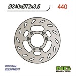 Disque de freins NG 240/72/3.5mm 6 trou