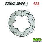 Disque de freins NG Brake Disc 240/125/5mm (5 trous) Disque de freins NG Brake Disc 240/125/5mm (5 trous)