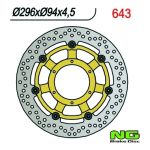 Disque de freins NG 296/94/4.5mm 6 trou Disque de freins NG 296/94/4.5mm 6 trou