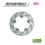 Disque de freins NG 210/109/5mm 5 trou Disque de freins NG 210/109/5mm 5 trou