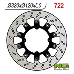 Disque de freins NG 320/120/5mm 4 trou