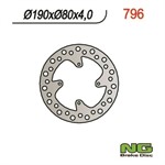 Disque de freins NG 190/80/4mm 4 trou