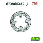 Bremsscheibe NG 190/80/4mm 4 Loch Bremsscheibe NG 190/80/4mm 4 Loch
