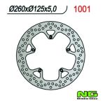 Disque de freins NG 260/125/5mm 5 trou Disque de freins NG 260/125/5mm 5 trou