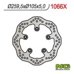 Disque de freins NG 260/105/5mm 5 trou Disque de freins NG 260/105/5mm 5 trou