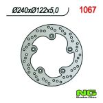 Disque de freins NG 240/124/5mm 5 trou Disque de freins NG 240/124/5mm 5 trou