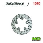 Disque de freins NG 190/80/4mm 5 trou Disque de freins NG 190/80/4mm 5 trou