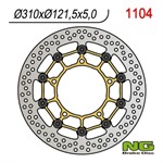 Disque de freins NG 310/121/5mm 5 trou