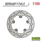 Disque de freins NG 250/117/5mm 5 trou Disque de freins NG 250/117/5mm 5 trou