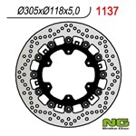 Disque de freins NG 305/118/5mm 6 trou Disque de freins NG 305/118/5mm 6 trou