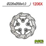 Disque de freins NG 226/57/4mm 5 trou Disque de freins NG 226/57/4mm 5 trou