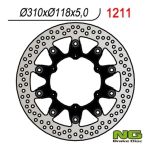 Disque de freins NG 310/118/5mm 6 trou Disque de freins NG 310/118/5mm 6 trou
