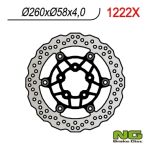 Disque de freins NG 260/58/4mm 5 trou Disque de freins NG 260/58/4mm 5 trou