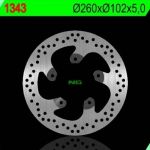 Disque de freins NG 260/102/5mm 5 trou Disque de freins NG 260/102/5mm 5 trou