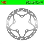 Disque de frein NG 267/115/4mm 5 trou