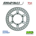 Disque de fein NG 260/108/3.5mm 6 trous 14P-F581T-00 Disque de fein NG 260/108/3.5mm 6 trous 14P-F581T-00