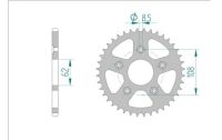Couronne Cagiva, Mito 125 cc 2-t, 520/42D Couronne Cagiva, Mito 125 cc 2-t, 520/42D