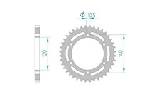 Couronne Kawasaki 525/39D