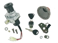 Kit serrures Motoforce MBK Nitro / Yamaha Aerox (à partir de 2003) (4pcs et 3 canaux Kit serrures Motoforce MBK Nitro / Yamaha Aerox (à partir de 2003) (4pcs et 3 canaux