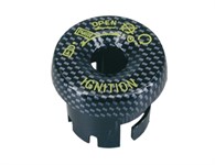 Capuchon de serrure Nitro/Aerox, look carbone Capuchon de serrure Nitro/Aerox, look carbone