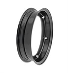Jante acier noire 2.10 - 10 pour Pneu 3.00-3.5 - 10 Jante acier noire 2.10 - 10 pour Pneu 3.00-3.5 - 10