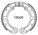 Bremsbacken RMS Piaggio Vespa 50 hinten