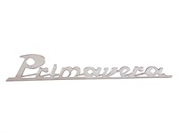 Emblème logo Primaverachromé, scooter Vespa