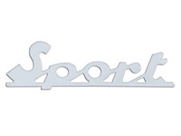 Emblème logo SPORT (75x20.5mm) chromé, Vespa