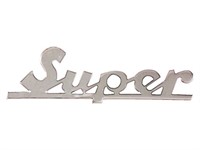 Emblem Chrom Super Vespa «75x22.5mm»