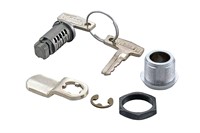 Kit serrure Zadi pour cache latéral, scooter Vespa 50-125cc Kit serrure Zadi pour cache latéral, scooter Vespa 50-125cc
