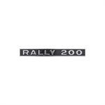 Emblem Rally 200 123 x15 mm Aluminium Piaggio Vespa