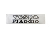 Tankbeschriftung silber Vespa/Piaggio