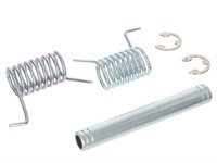 Moyeu/axe de béquille Ø 14mm vélomoteur Piaggio Ciao, avec ressorts et circlips Moyeu/axe de béquille Ø 14mm vélomoteur Piaggio Ciao, avec ressorts et circlips