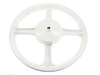 Roue arrière blanc, vélomoteur Piaggio Ciao, SI Roue arrière blanc, vélomoteur Piaggio Ciao, SI