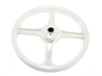 Roue avant blanc, vélomoteur Piaggio Ciao, SI