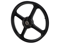 Roue avant noire, vélomoteur Piaggio Ciao, SI Roue avant noire, vélomoteur Piaggio Ciao, SI
