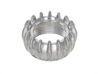 Couronne de coude d'échappement aluminium, à visser, M35x2