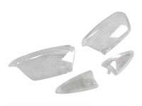 Kit cabochons/vitres de clignotants TNT, transparents, YAMAHA Aerox/MBK Nitro NEW, à partir de 2013 Kit cabochons/vitres de clignotants TNT, transparents, YAMAHA Aerox/MBK Nitro NEW, à partir de 2013