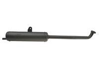 Pot d'échappement Sito Plus long Ø 24 mm, vélomoteurs Piaggio Ciao P / PX Pot d'échappement Sito Plus long Ø 24 mm, vélomoteurs Piaggio Ciao P / PX