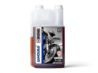 Huile moto 2 temps Ipone Samourai Sport (Racing) - odeur fraise - 1 litre