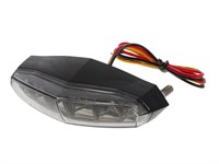 Rücklicht KOSO LED, Universal, getöntes Glas, E-Prüfzeichen Rücklicht KOSO LED, Universal, getöntes Glas, E-Prüfzeichen