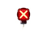Rücklicht LED m. Bremslicht inkl. Halter Koso GT-02S rot mit E-Prüfzeichen / CE