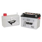 Batterie YB4LB Kyoto, 12V 4Ah, 12x9.0x7cm (acide incl.) Batterie YB4LB Kyoto, 12V 4Ah, 12x9.0x7cm (acide incl.)