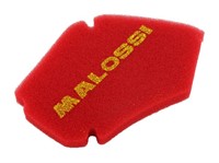 Mousse de filtre à air MALOSSI Red Sponge, pour boite à air orignale, PIAGGIO Zip SP, Fast Rider , Base jusquà 1994