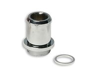 Raccord pipe d'eau inox M18x1mm, universel et Malossi C/RC-One Raccord pipe d'eau inox M18x1mm, universel et Malossi C/RC-One