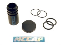 Bouchon de réservoir CNC Piaggio Ciao, Bravo - OEM style «avec réservoir d'huile» Bouchon de réservoir CNC Piaggio Ciao, Bravo - OEM style «avec réservoir d'huile»