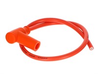 Cable de bougie Racing, avec antiparasite silicone, orange Cable de bougie Racing, avec antiparasite silicone, orange