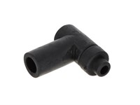 Capuchon de bougie antiparasite coudé 90° noir, universel vélomoteurs, scooter, motos.. Capuchon de bougie antiparasite coudé 90° noir, universel vélomoteurs, scooter, motos..