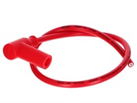 Cable de bougie Racing, avec antiparasite silicone, rouge